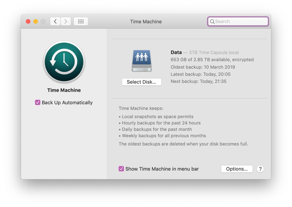 Time Machine For Mac Backup